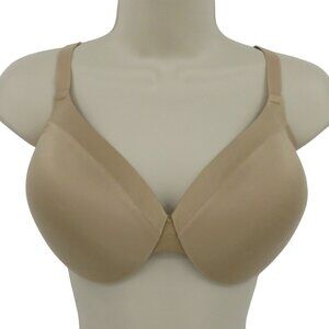 Maidenform 40C 09436 Comfort Devotion Extra Coverage Bra Beige Underwire Lined